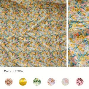 Anthropologie King sheet set - percale - Leora